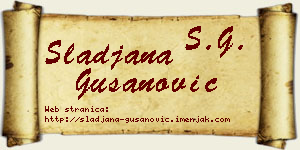 Slađana Gušanović vizit kartica